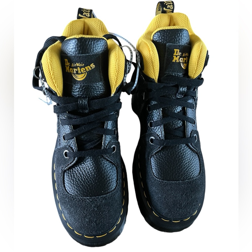 NWOT dr martens zuma milled napa hiking boots, leather and suede black size 7